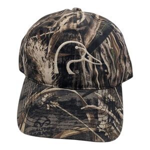Ducks Unlimited Hat Cap Strap‎ Adjustable Embroidered Logo Camouflage Hunting